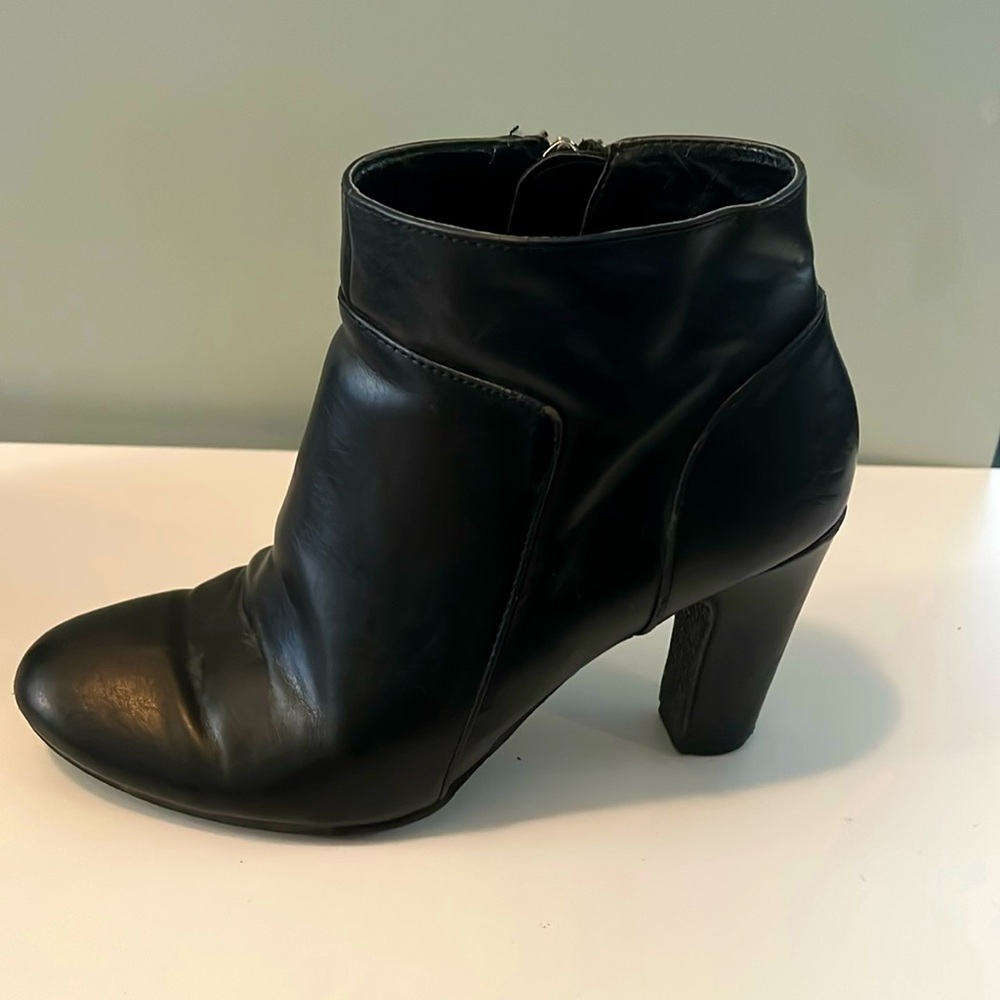 Loft Black Ankle Boots w/ 3 inch heel